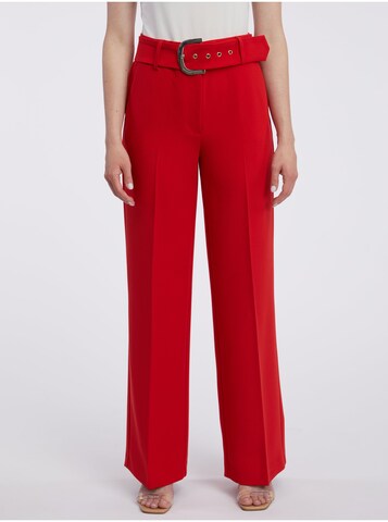 Orsay Wide leg Pants in Red: front