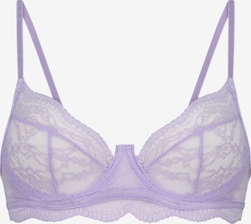 Hunkemöller Balconette Bra 'Isabelle' in Purple: front