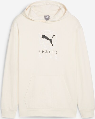 PUMA Athletic Sweatshirt in Light beige / Black / White, Item view
