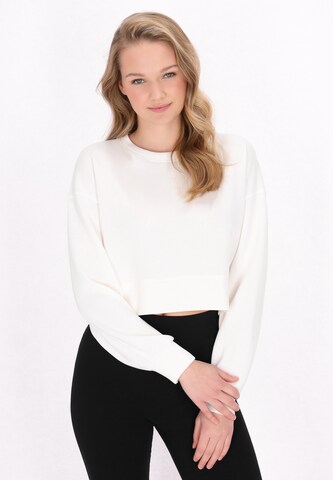 myMo ATHLSR Sweatshirt in White: front