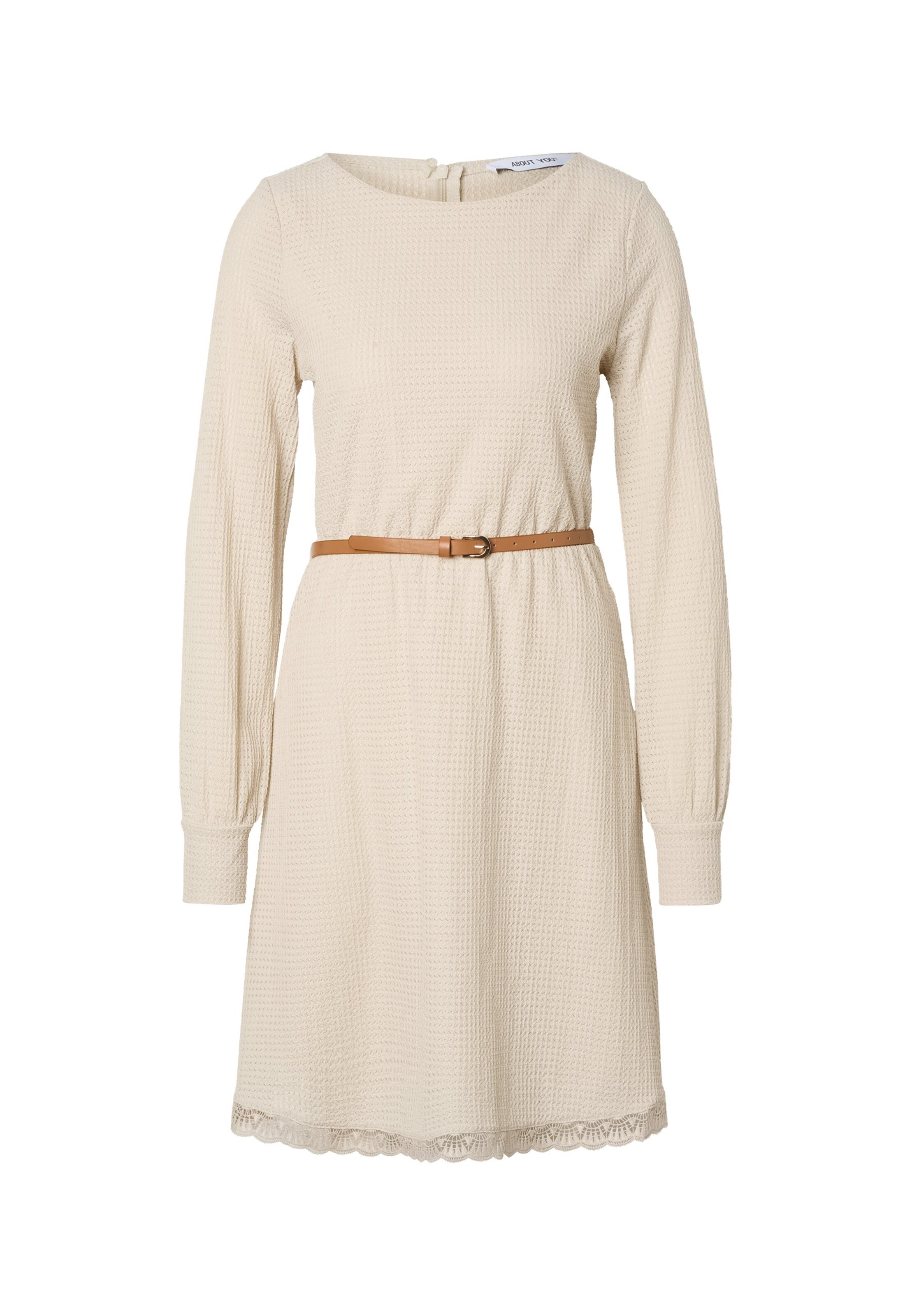Robe 'Joelle' ABOUT YOU en beige : devant