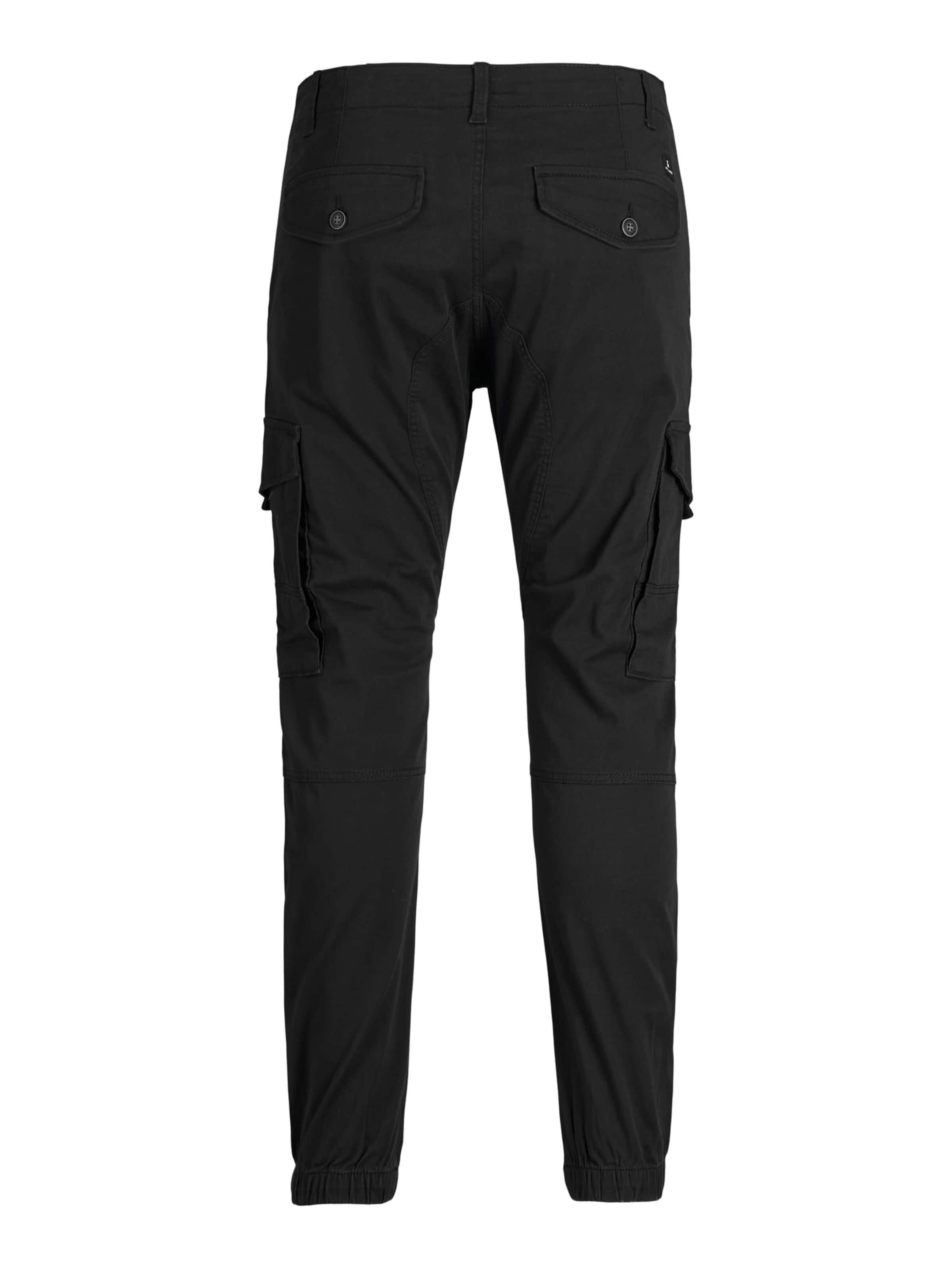 JACK & JONES Baggy Broek 'paul' in Zwart