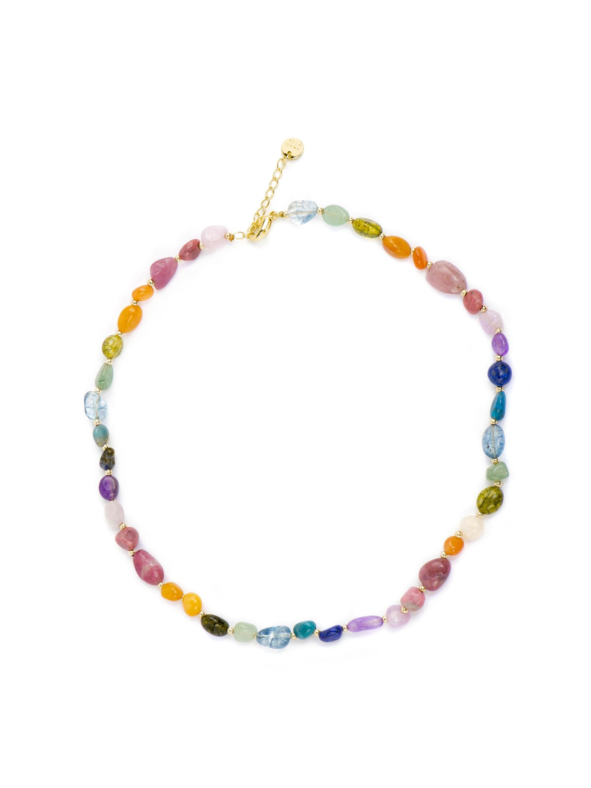Luxenter Ketting 'Umavi' in Gemengde kleuren: voorkant
