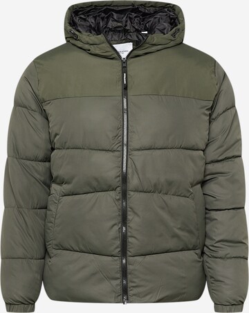 JACK & JONES Winterjas 'Chili' in Groen: voorkant