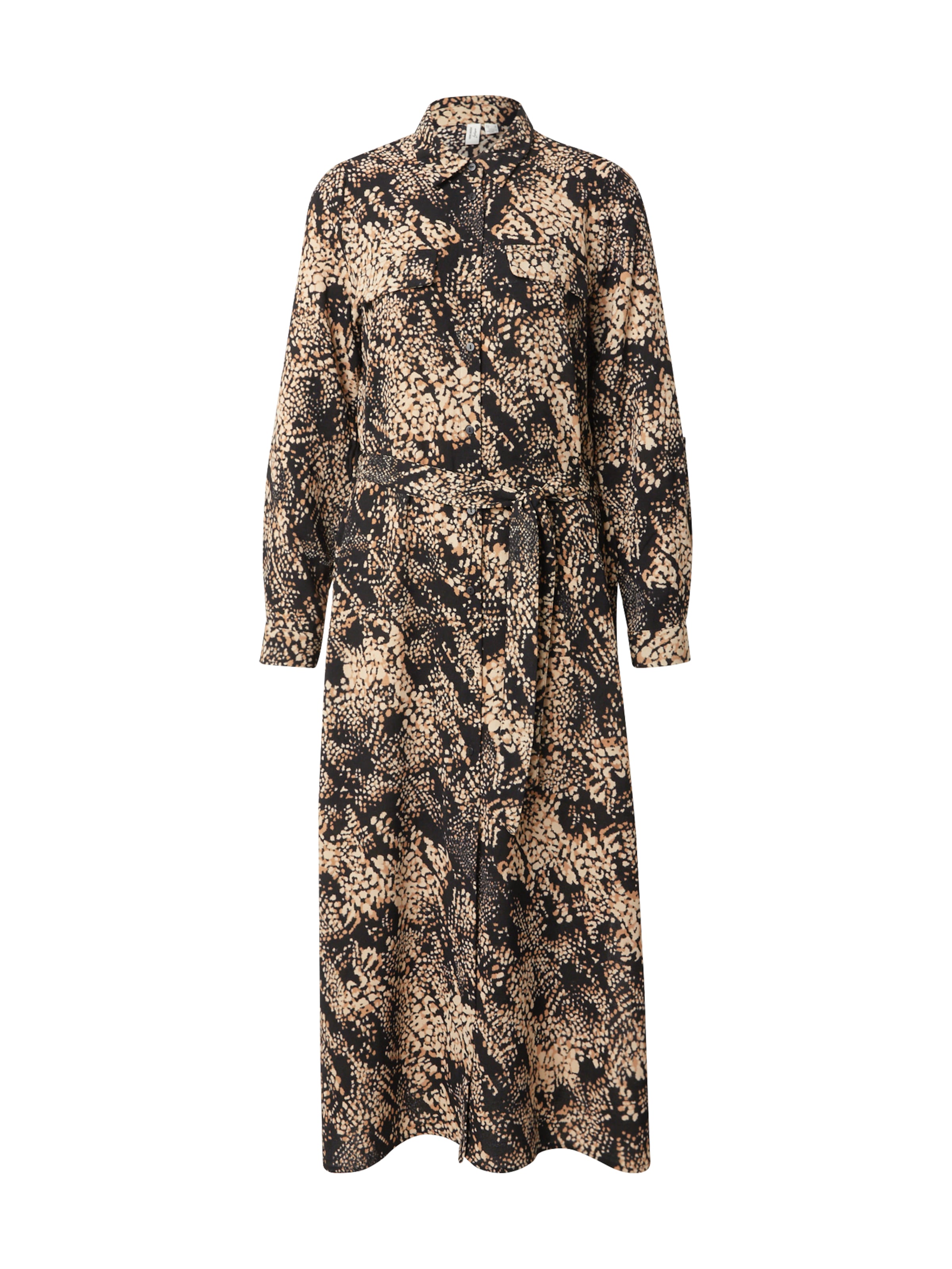 VERO MODA Košeľové šaty - Hnedá: predná strana