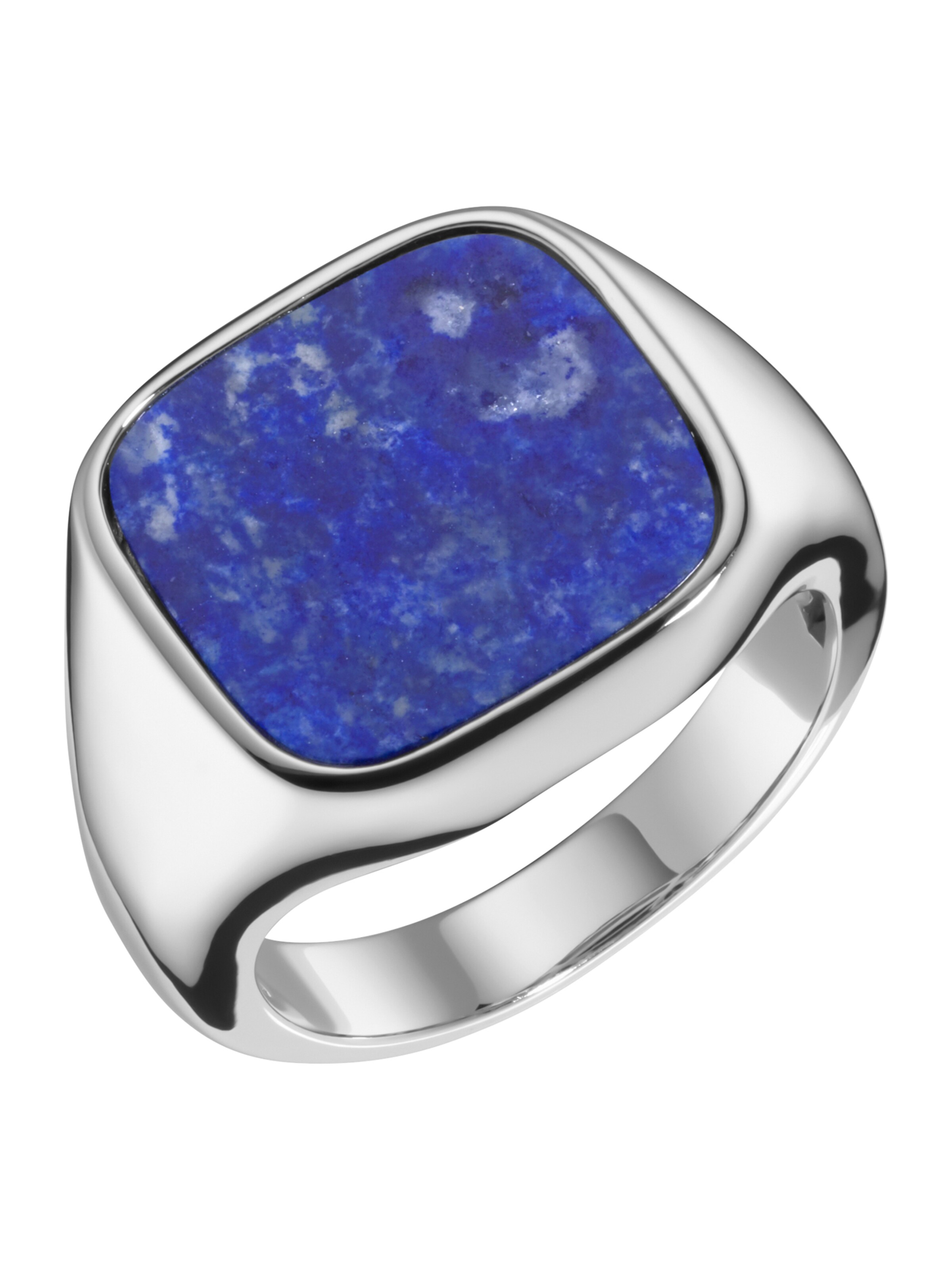 Anello di Giorgio Martello Milano in blu: frontale