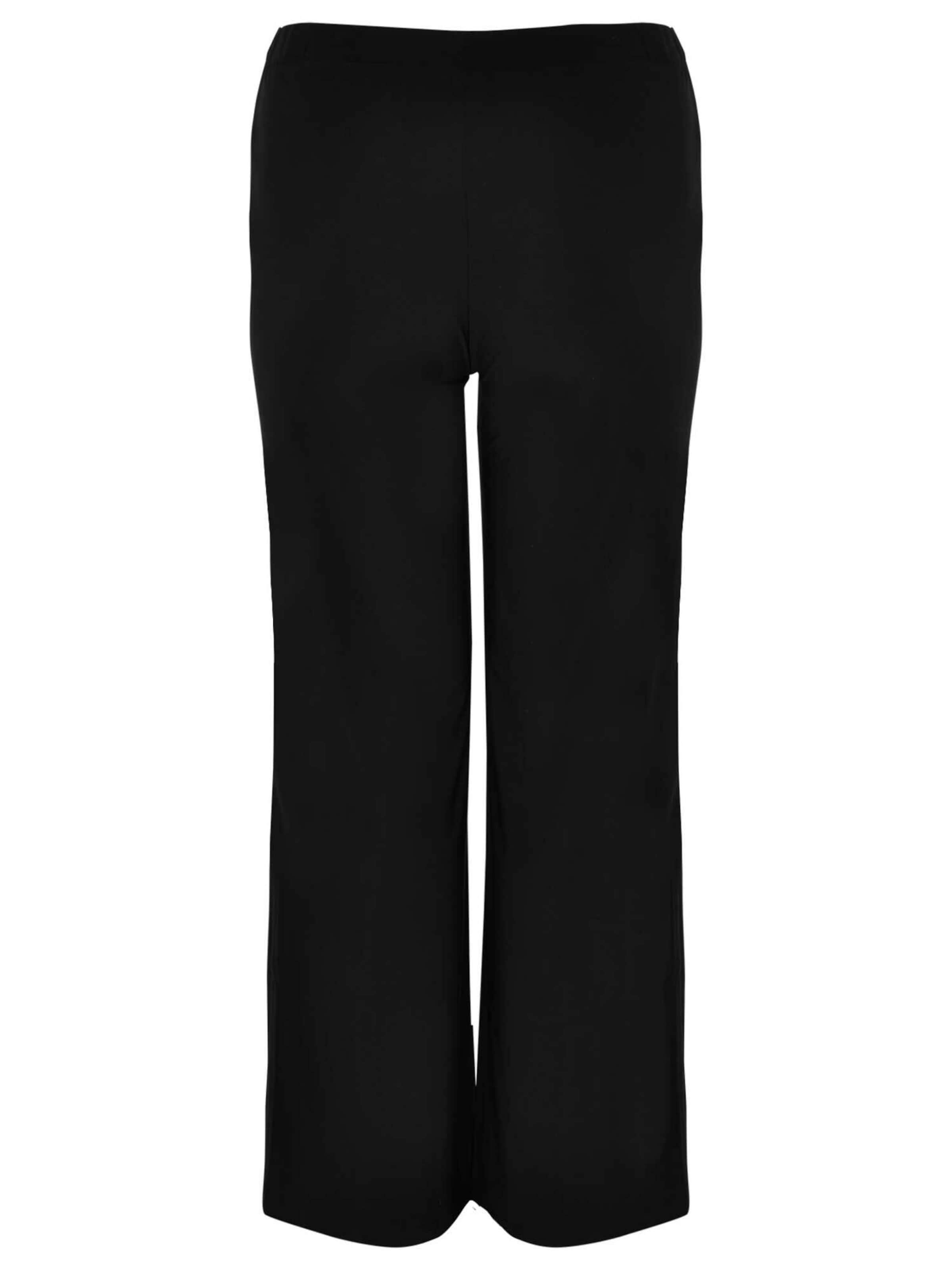 YOEK Loosefit Hose 'Dolce' in Schwarz: Vorderseite