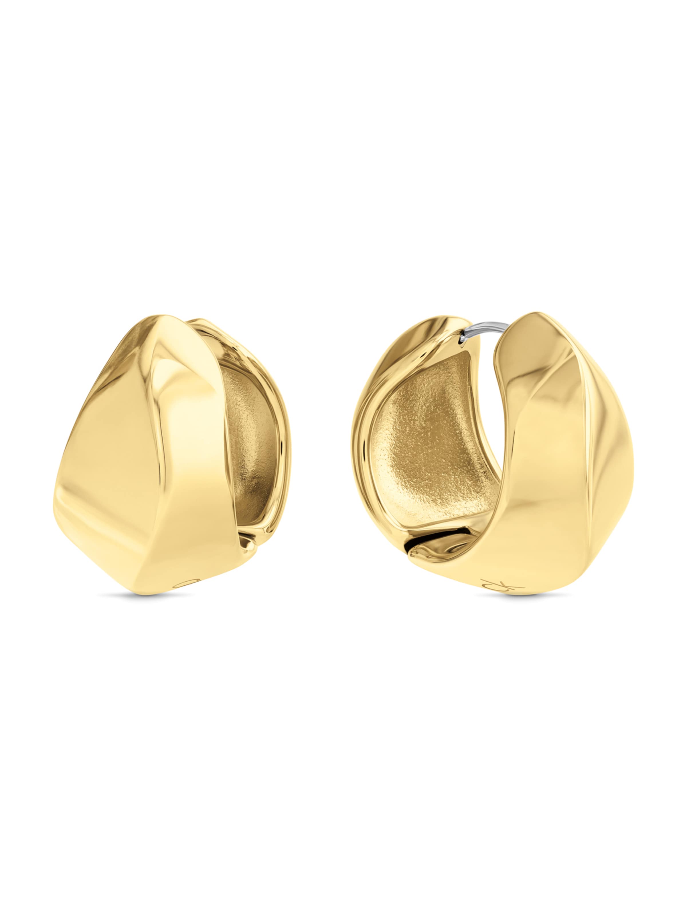 Calvin Klein Серьги в Золотой: спереди