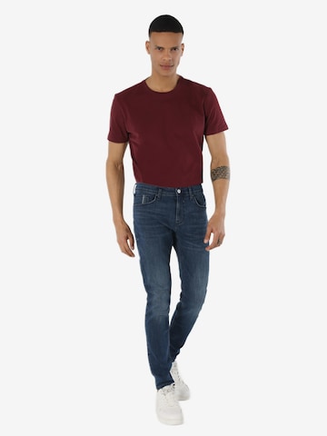 Coupe slim Jean Colin's en bleu