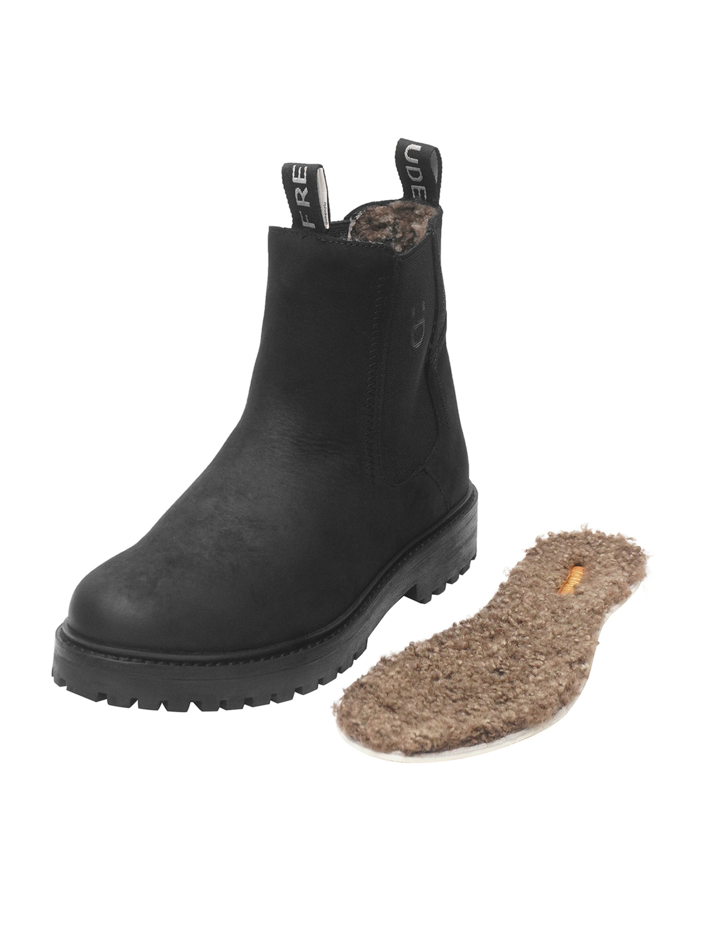 FREUDE Chelsea Boot 'Boa' in Schwarz