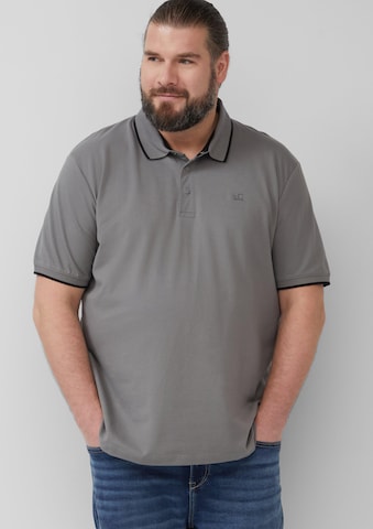 s.Oliver Poloshirt in Grau: Vorderseite
