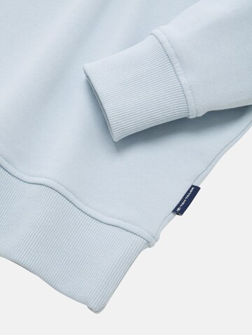 TOM TAILOR Sweatshirt 'Boxy Fit' in Blauw