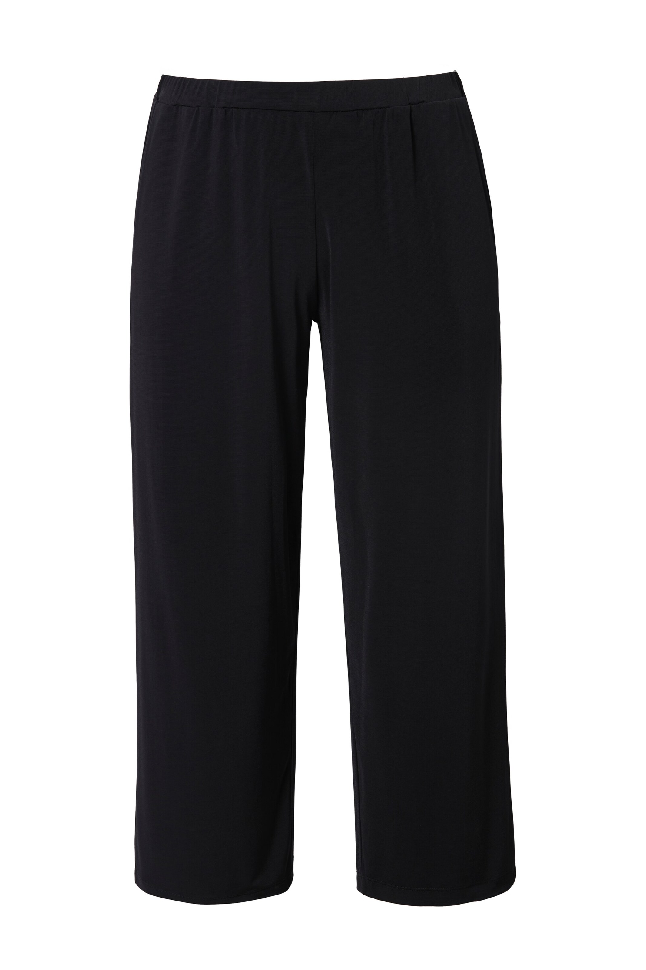 Ulla Popken Trousers in Black: front