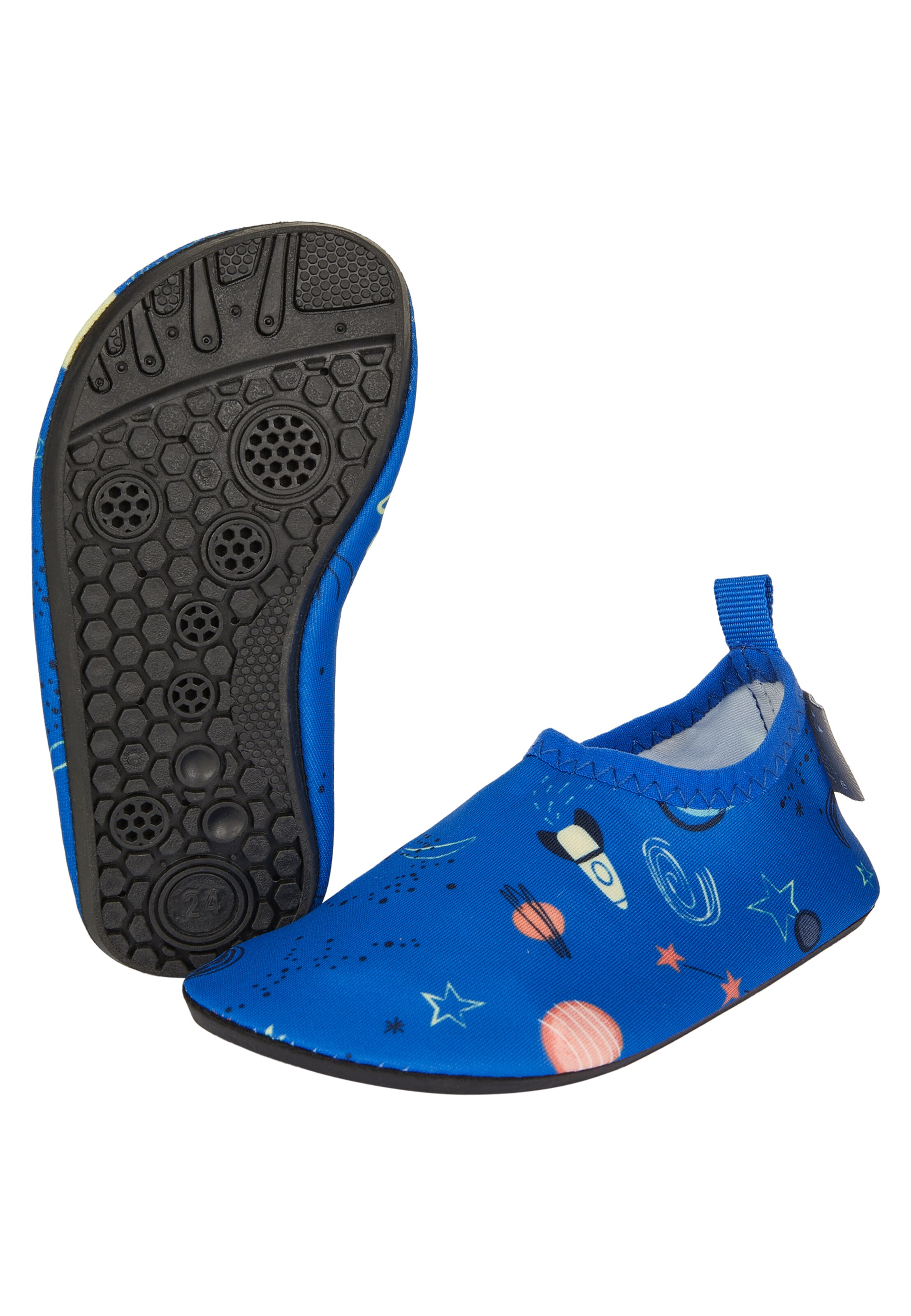 STERNTALER Beach & Pool Shoes 'Weltraum' in Blue