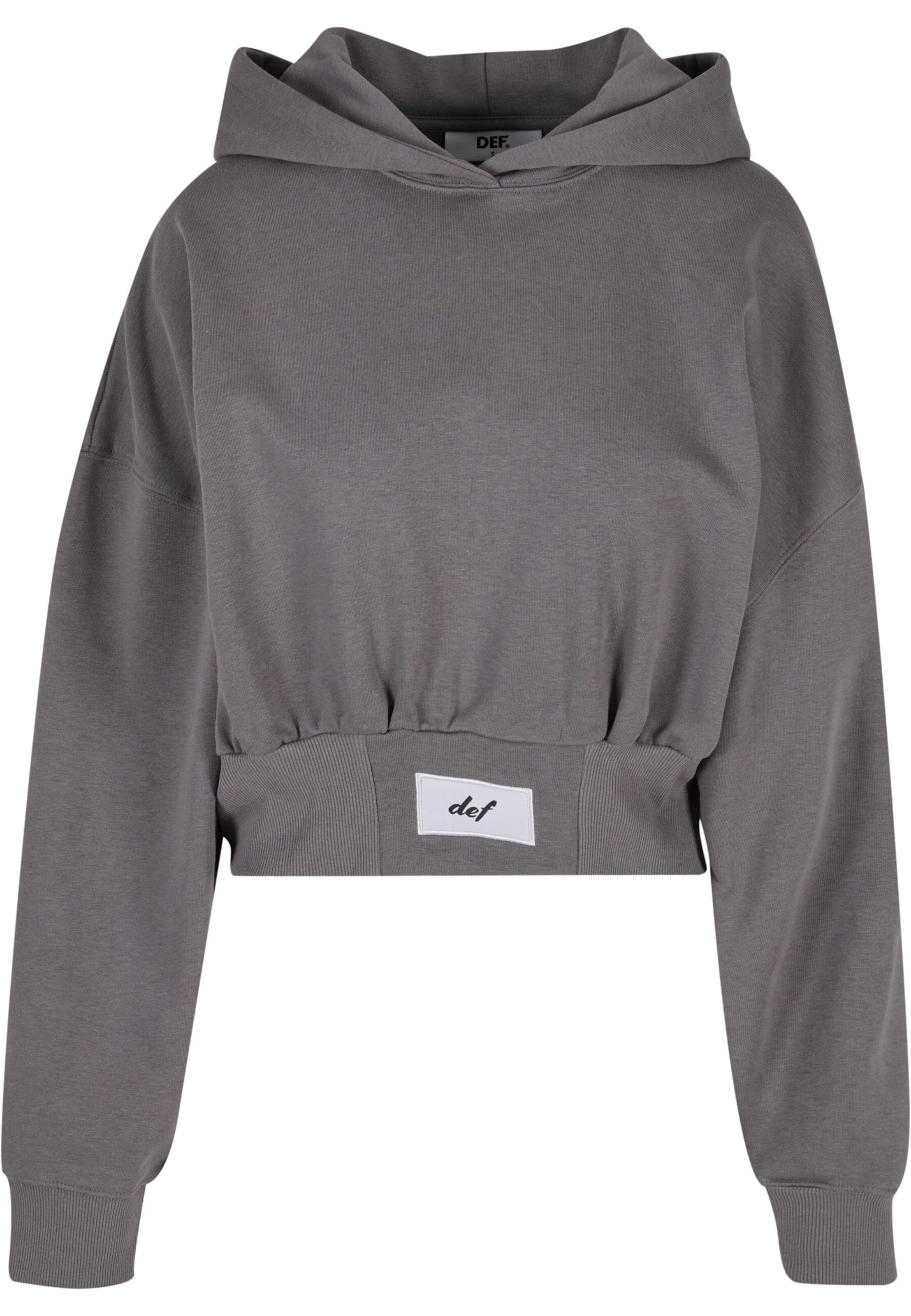 Felpa 'Nice' di DEF in grigio: frontale