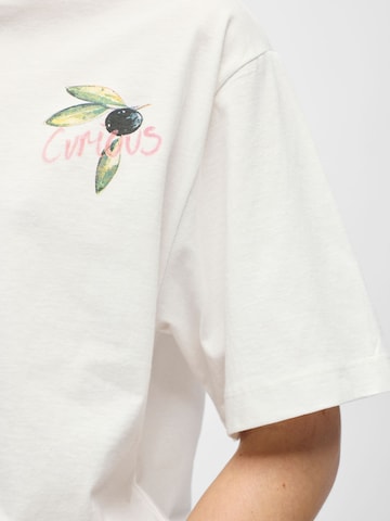 OBJECT - Camiseta 'OBJEliza' en blanco