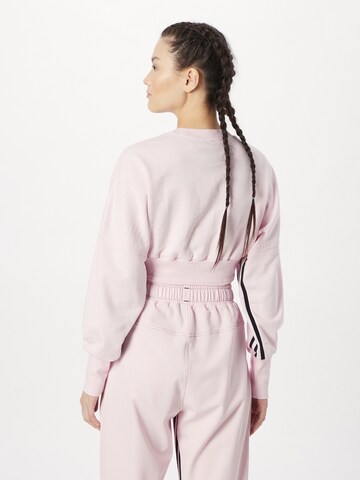 ADIDAS SPORTSWEAR Athletic Sweatshirt 'Dance 3-Stripes Corset-Inspired' in Pink