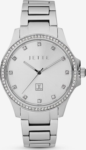 JETTE Uhr in Silber: predná strana