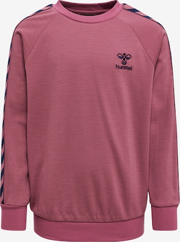 Hummel Sweatshirt in Purple: front