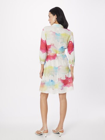 120% Lino Košilové šaty – mix barev