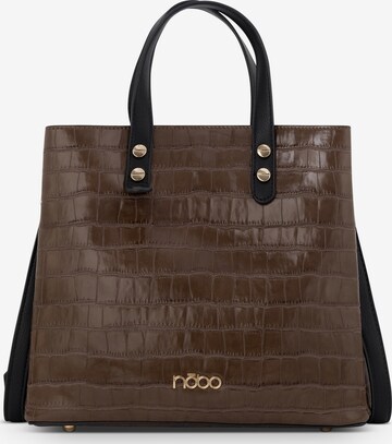 NOBO Handbag 'Crooco' in Brown: front