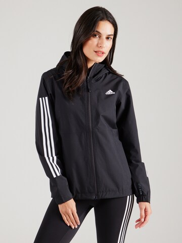 ADIDAS SPORTSWEAR Sportsjakke 'Essentials' i sort: forside