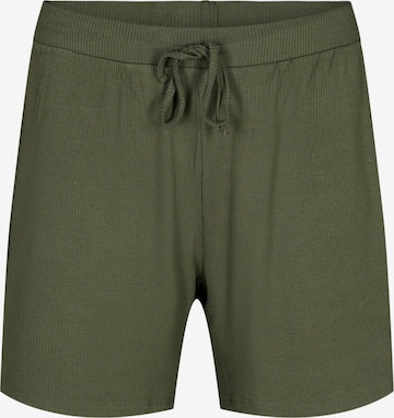 Pantaloni 'Carly' di Zizzi in verde: frontale