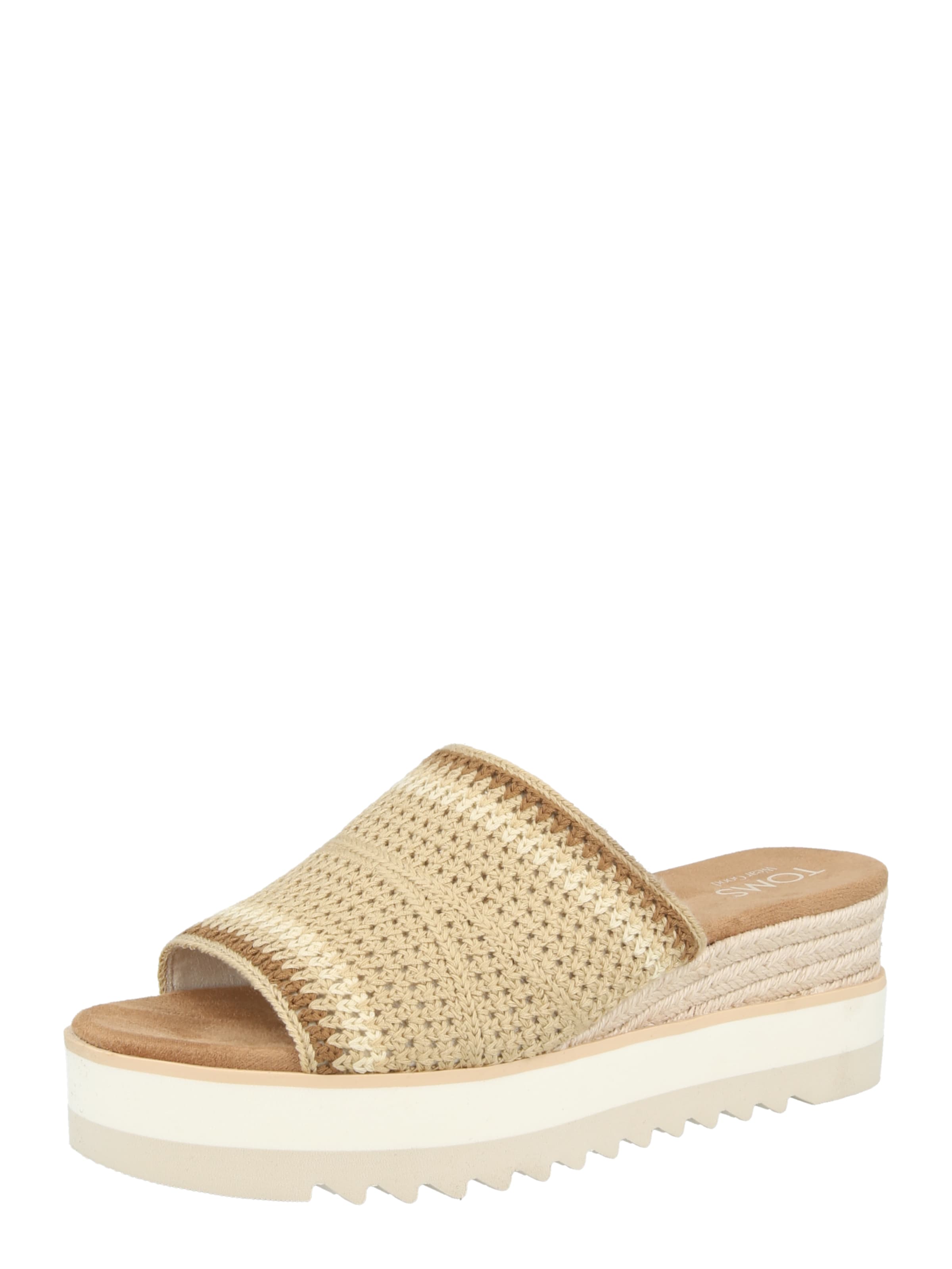 TOMS Muiltjes 'DIANA' in Beige: voorkant