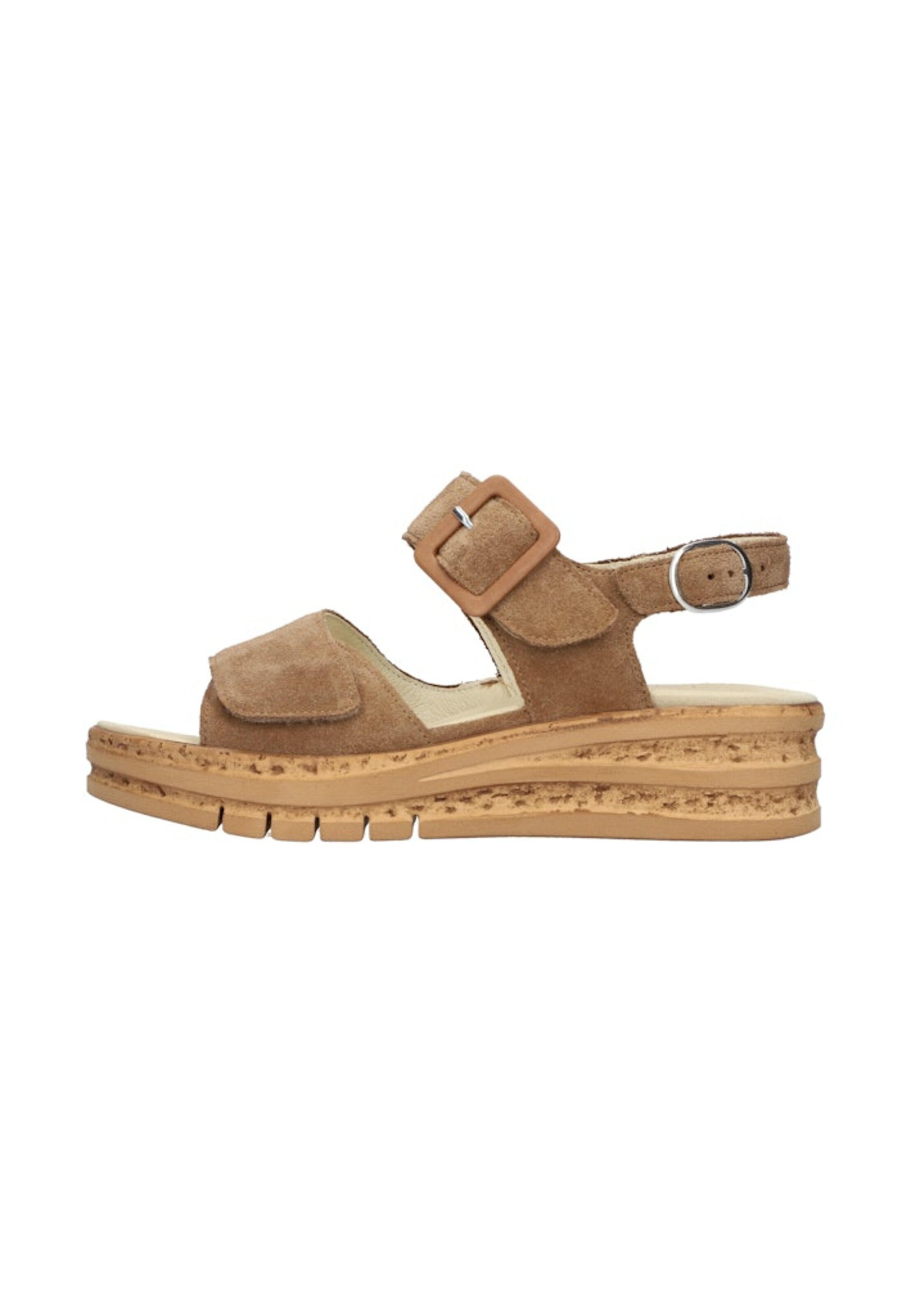WALDLÄUFER Sandalen met riem in Bruin