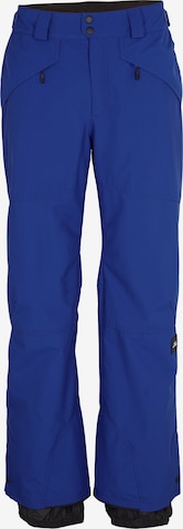 O'NEILL - Regular Calças outdoor 'Hammer' em azul: frente