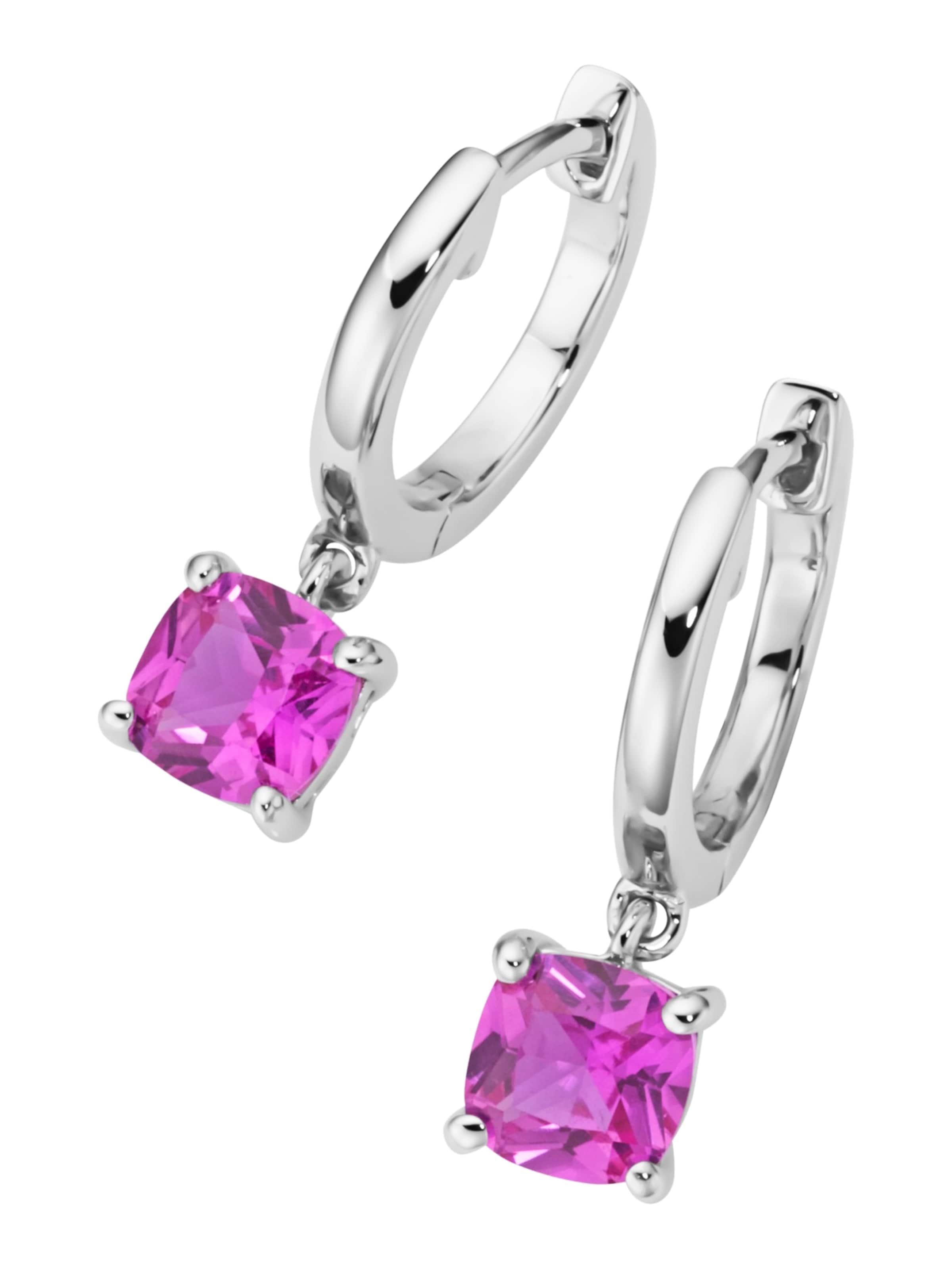 Orecchini Smart Jewel di colore fucsia / argento, Visualizzazione prodotti