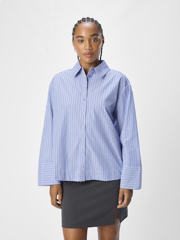 OBJECT Blouse 'ROSA' in Blauw: voorkant