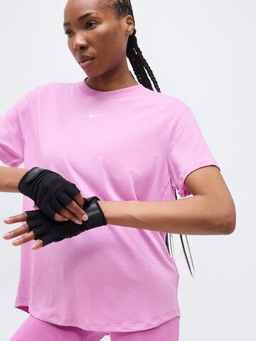 NIKE Функциональная футболка 'ONE' в Ярко-розовый