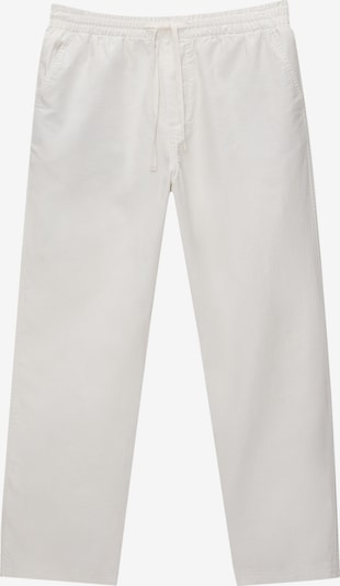Pull&Bear Pantalon en blanc, Vue avec produit
