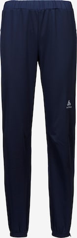 ODLO Tapered Workout Pants 'Brensholmen' in Blue: front