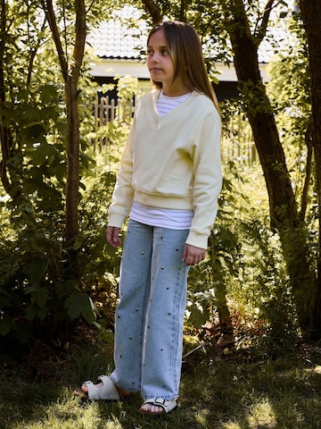 Sweat-shirt NAME IT en jaune : devant