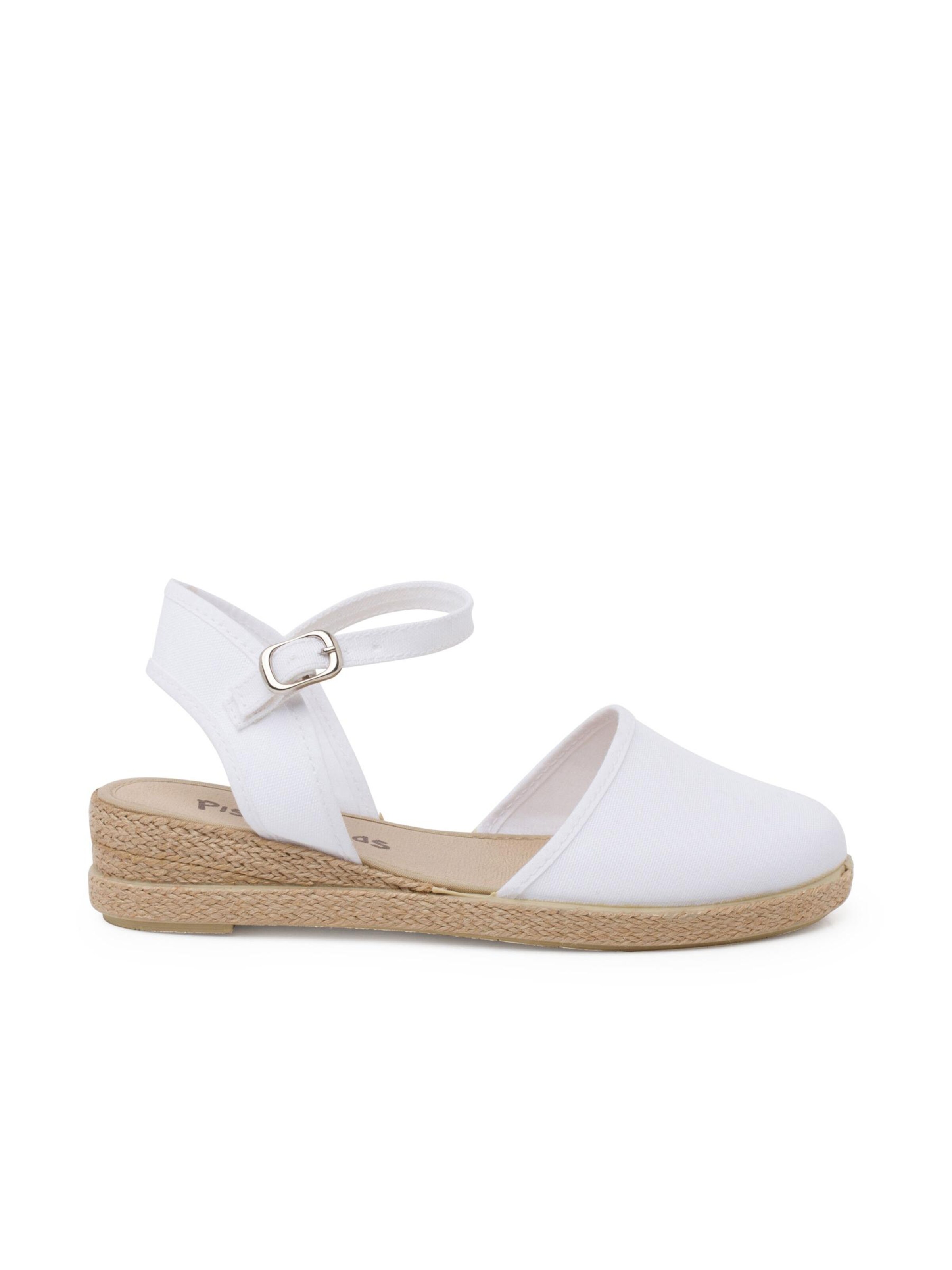 Pisamonas - Sandalias en blanco