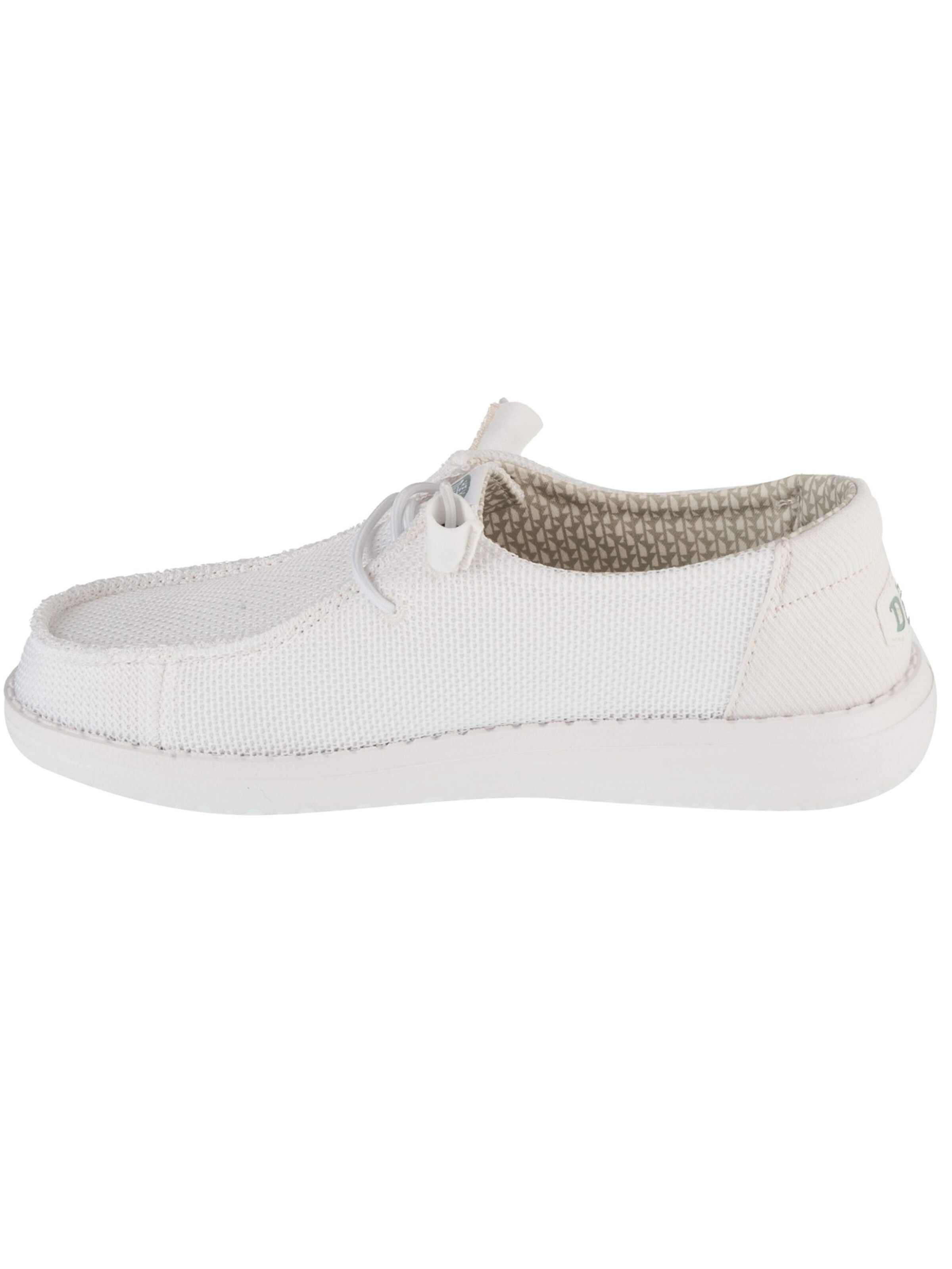 HEY DUDE Moccasin 'Wendy Stretch Sox' in White