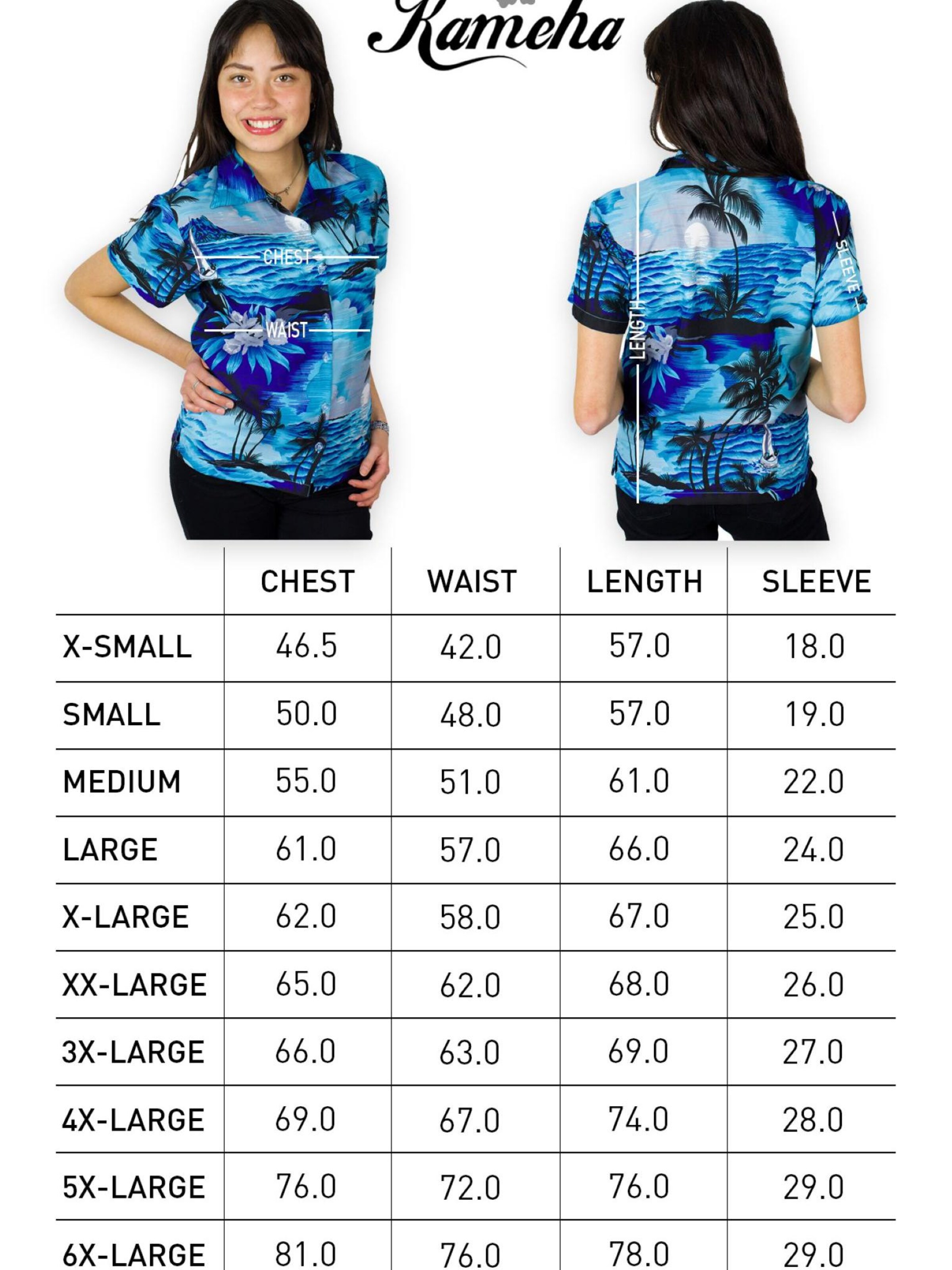 King Kameha Blouse 'Surf' in Blue