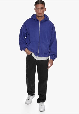 Dropsize Zip-Up Hoodie in Blue
