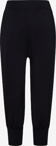 Loosefit Pantalon de sport 'Yoga' Hanro en noir : devant