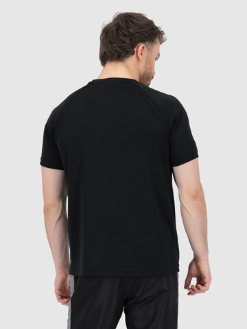 Sergio Tacchini Performance shirt 'Rispecchio' in Black