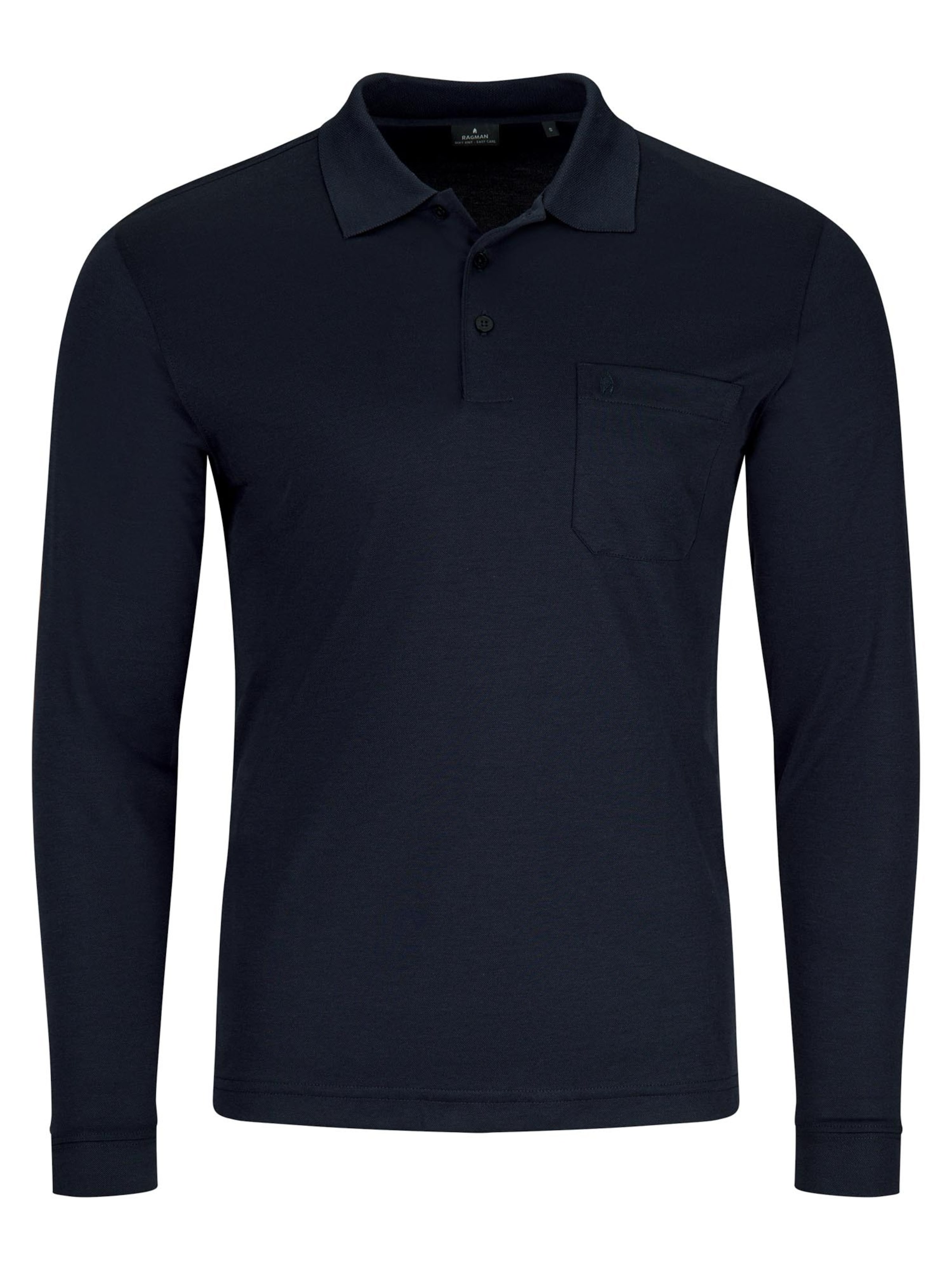 Ragman Shirt 'Basic' in Blue: front