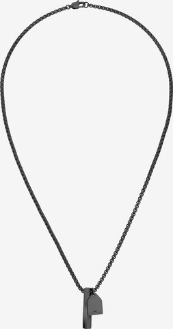 FYNCH-HATTON Necklace in Black: front