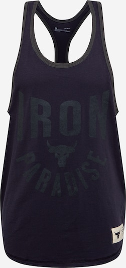 UNDER ARMOUR Funktionstopp 'Iron Paradise' i gran / svart / vit, Produktvy