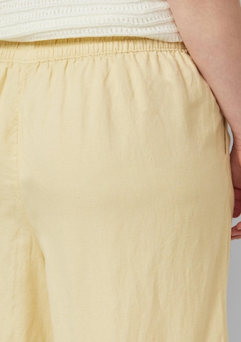 Wide Leg Pantalon QS en jaune