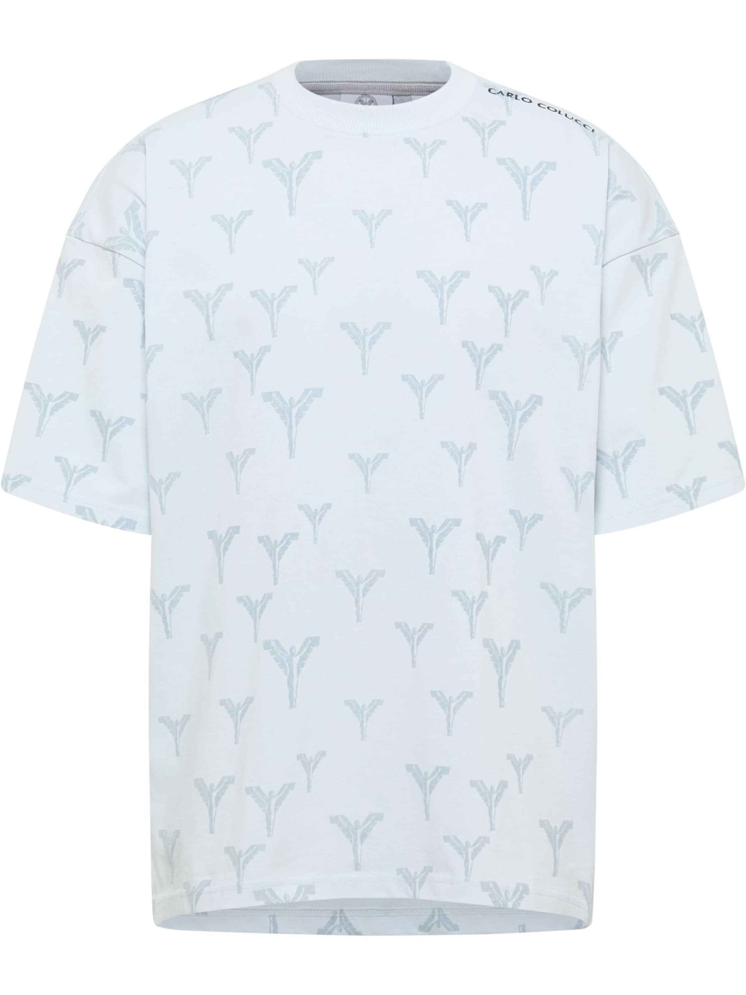 T-Shirt ' Fasan ' Carlo Colucci en bleu : devant