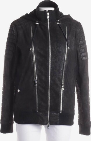 Balmain Lederjacke / Ledermantel M-L in Schwarz: predná strana