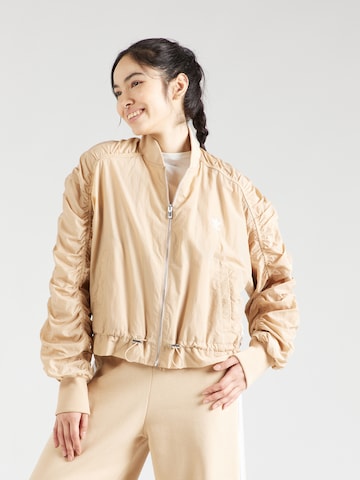 Veste mi-saison ADIDAS ORIGINALS en beige : devant