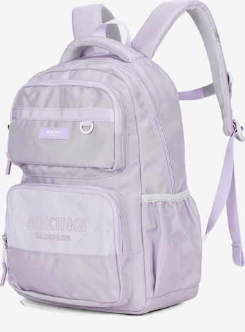 Aoking Rucksack in Lila: Vorderseite
